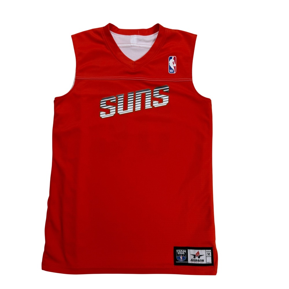 Alleson Athletic Phoenix Suns Reversible Jersey Orange White Youth Medium NBA 30